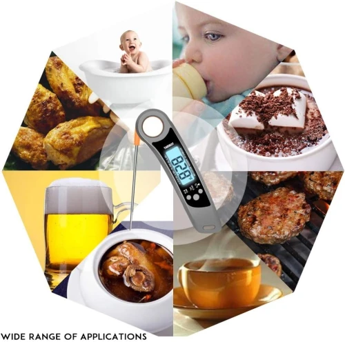 Thermomètre de cuisine numérique à lecture instantanée, sondes de température alimentaire, 