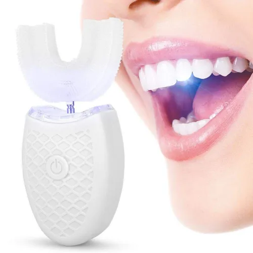 Anself Brosse à dent électrique sans fil automatique blanchiment 360