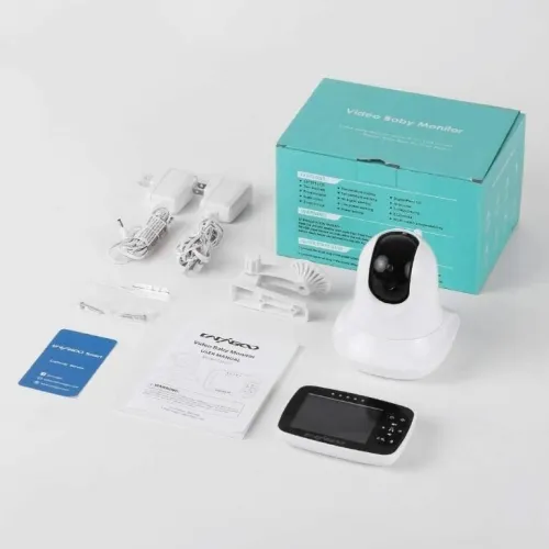 Moniteur bébé vidéo CACAGOO avec appareil photo numérique sans fil 2,4 GHz avec moniteur température