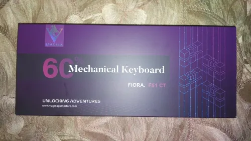 Clavier MAGMA Fiora 60% Crystal F61CT Red