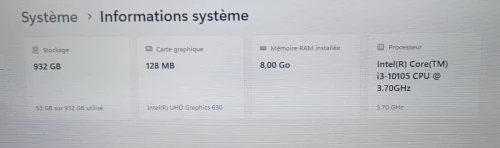 Unite HP i3-10105 3.70Ghz