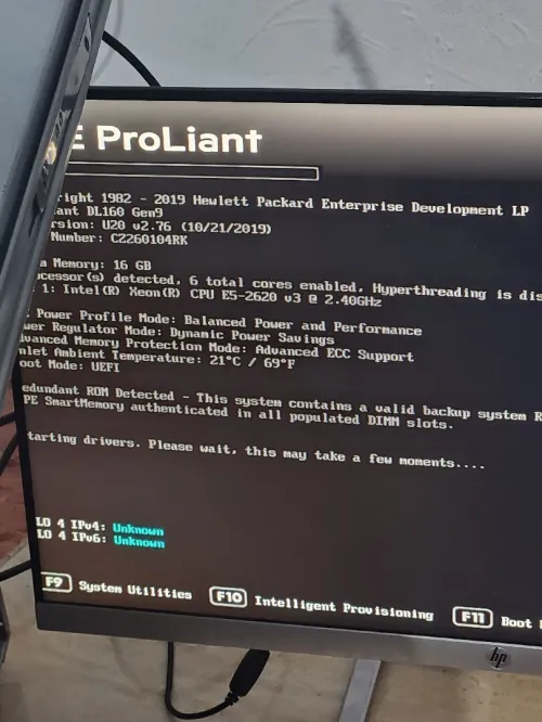 Serveur hp proliant Dl160 Gen9