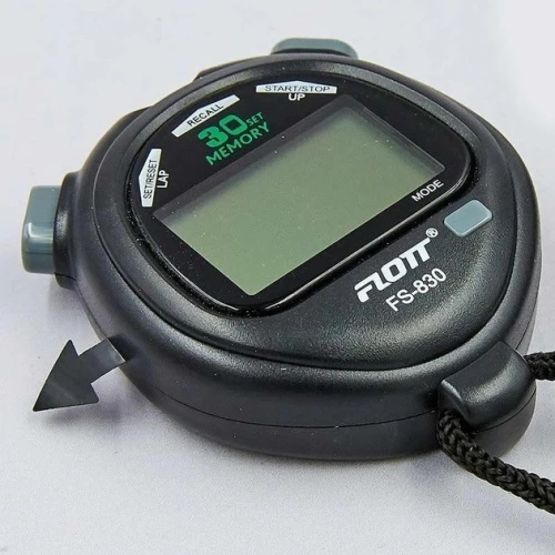 Chronomètre 30 résultats de mémoire Flott Fs-830-noir