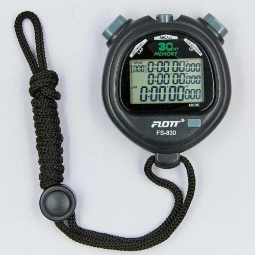 Chronomètre 30 résultats de mémoire Flott Fs-830-noir
