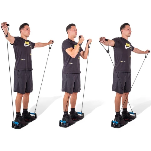 Planche de Musculation Multifonction Avec Poignées et Code Couleur