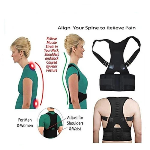 Ceinture Dorsale Réglable Pour Corriger le Dos Orthèse Maintien de Posture PEALDOOTORS 