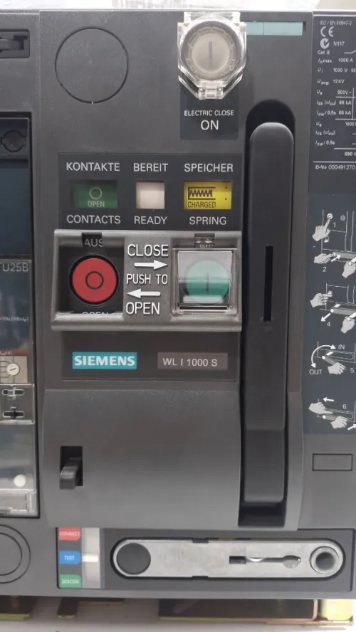 Disjoncteur siemens 1000A /schneider 800A
