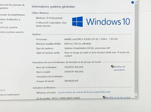 Dell latitude  pc tablette 2 en 1