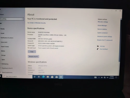 Vente Pc dell latitude E5450 i5 5eme laptop tactile état comme neuf