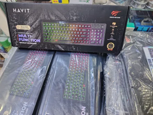 VENTE HAVIT CLAVIER KB886L PRO GAMETONE KEYBOARD BACKLIT NEUF بيع كلافي هافيت قايمر كيبورد جديد