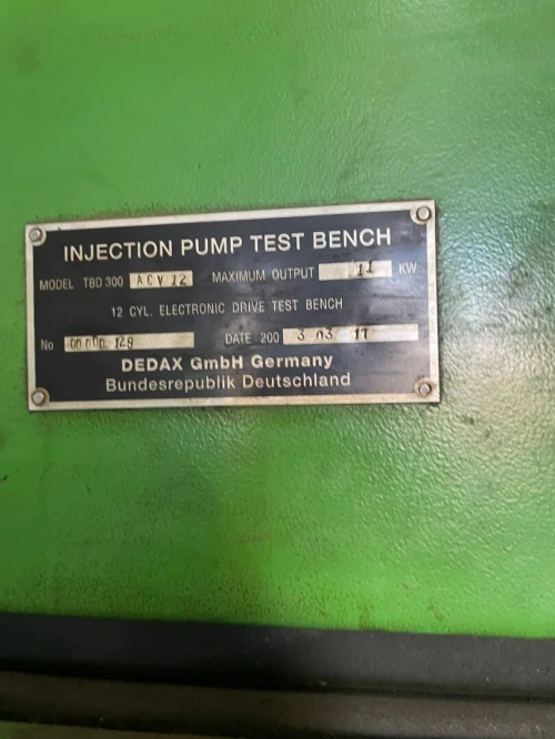 Banc d essai pompes injection