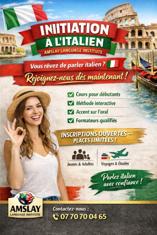 INITIATION ITALIEN AMSLAY LANGUAGE INSTITUTE