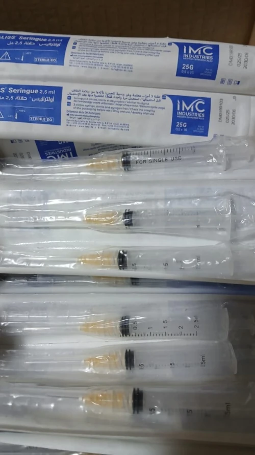 SERINGUE 1CC / 2.5CC / 5CC / 10CC / 20CC / 50CC  IMC