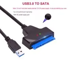 SSD INTERNE 4TB + USB 3.0 vers SATA III