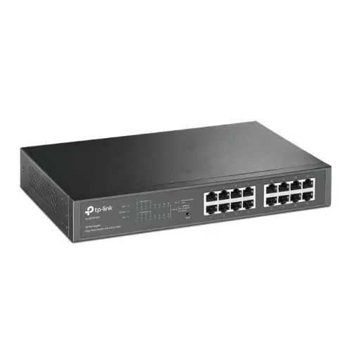 Switch TP LINK TL-SG1016PE Easy Smart 16 Ports Gigabit - 8 Ports PoE+ rackable