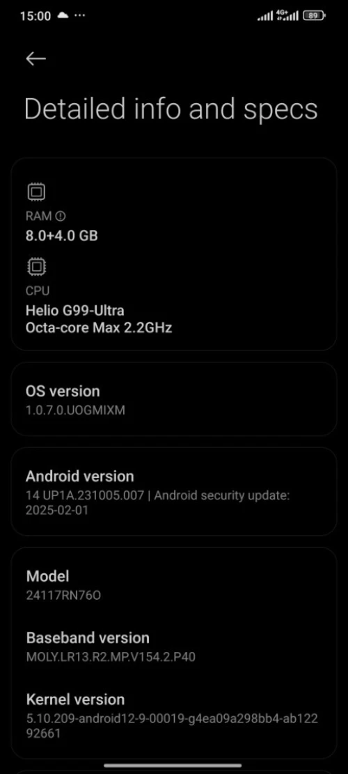 Redmi Note 14