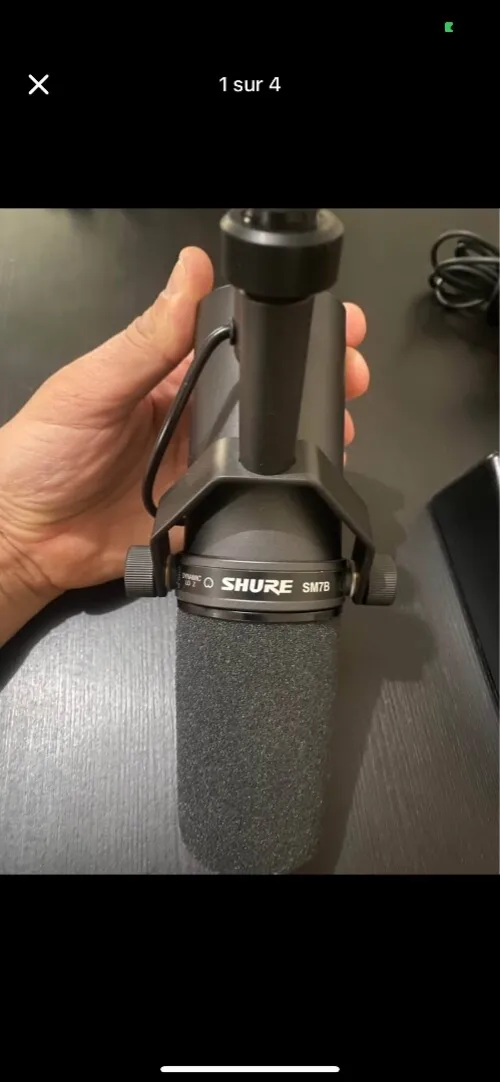 microphone shure sm7b professionnel 