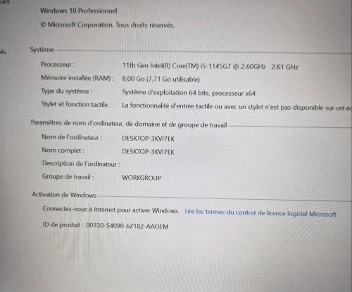 Lenovo ThinkPad L13 Gen 2 i5 1145G7 8G 256 SSD 13.3" Full HD