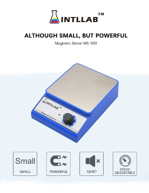 Agitateur magnétique haute puissance avec tige d'agitation, vitesse maximale de 3000 tr/min; 3L
