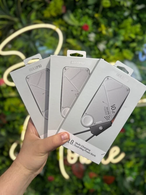 AULUMU POWERBANK MAGNÉTIQUE DOUBLE CHARGE