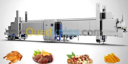 Lignes de Cuisson à la Vapeur et de Friture pour Viande