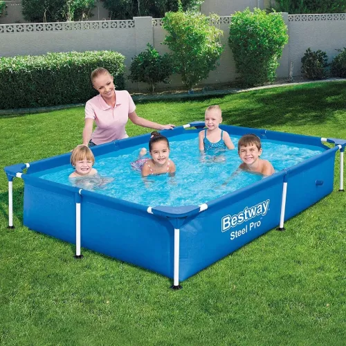 Steel Pro Piscine Rectangulaire 221 x 150 x 43cm Bestway 56401