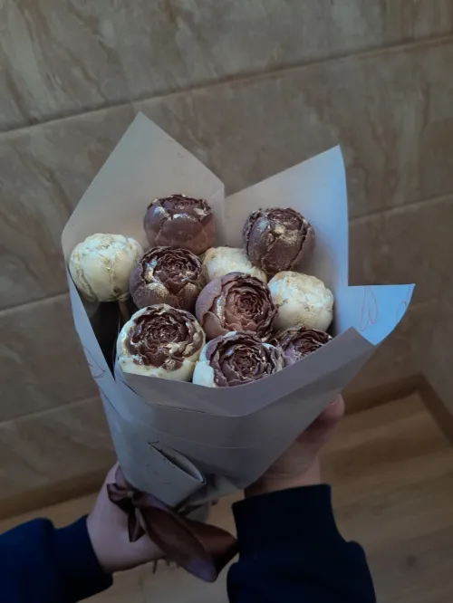 Les fleurs au chocolat 