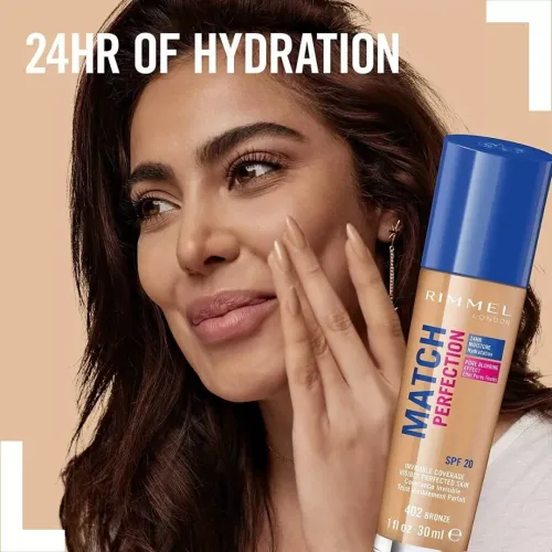 Rimmel London Fond de teint match perfect et Fond de teint Rimmel London 400 natural beige 30 ml