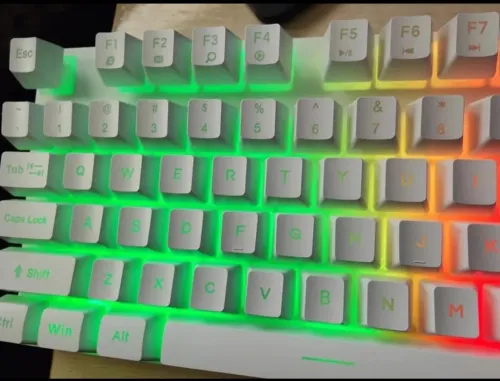 كيبورد  YINDIAO K500 RGB للألعاب مفاتيح عالية الجودة.