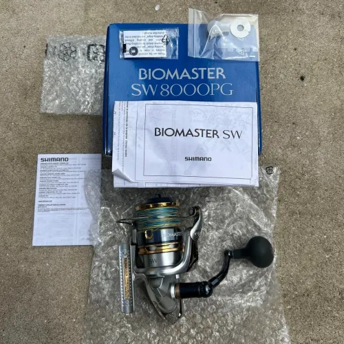Moulinet shimano biomaster 8000 avec 300m tresse