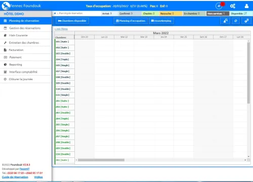Logiciel de gestion hôtelière conforme Loi de Finances 2026