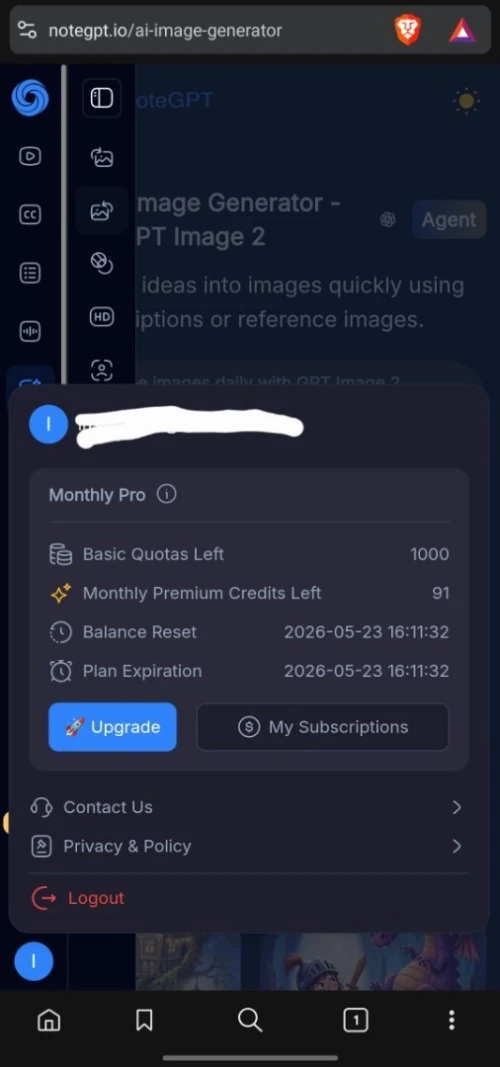 Abonnement NoteGPT Pro Mensuel Officiel - Tous les meilleurs modèles IA en une seule plateforme !