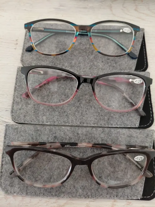 مجموعة نظارات قراءة أنيقة SAV Eyewear أصلية - جديدة مع علب - توصيل لكل الجزائر !