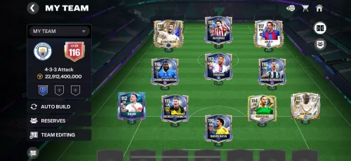 Compte fc mobile ovr 116