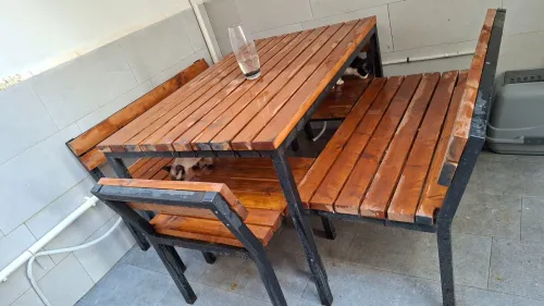 Table jardin et barbecue