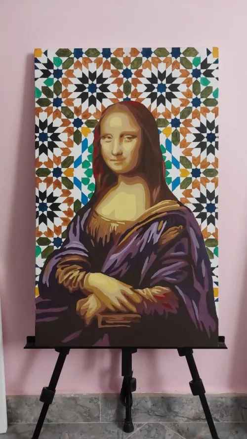 Carde tableau toile peinture acrylique 