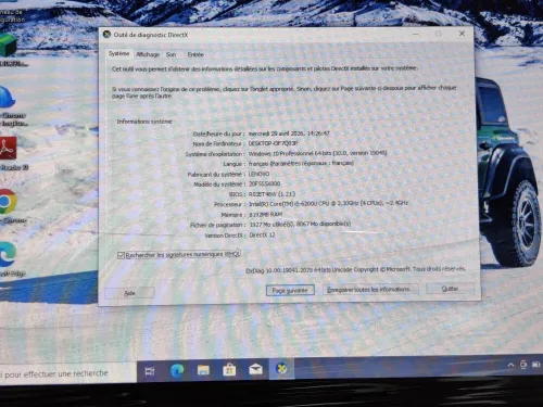 LENOVO THINKPAD X270 / I5 6EME / 8G / 256 SSD /12.5 +CARTABLE
