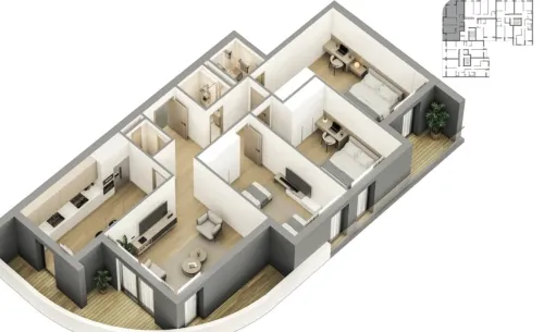 Vente Appartement F3 Oran Oran