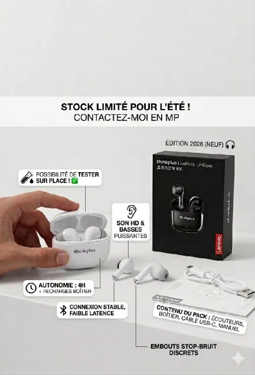 Airpods LENOVO think plus LP40 Pro