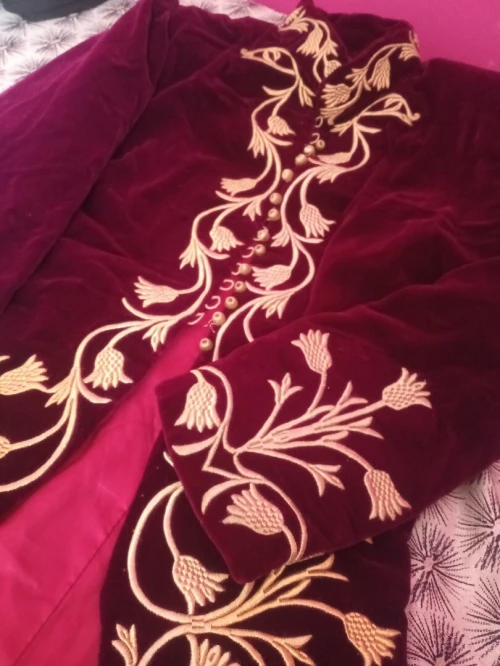 Veste karako bordeaux
