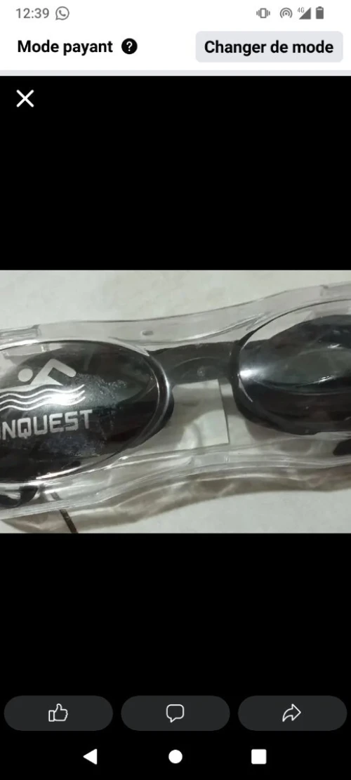 Lunettes de piscine