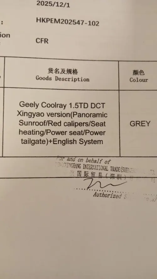 Geely Coolray 2026 Full options