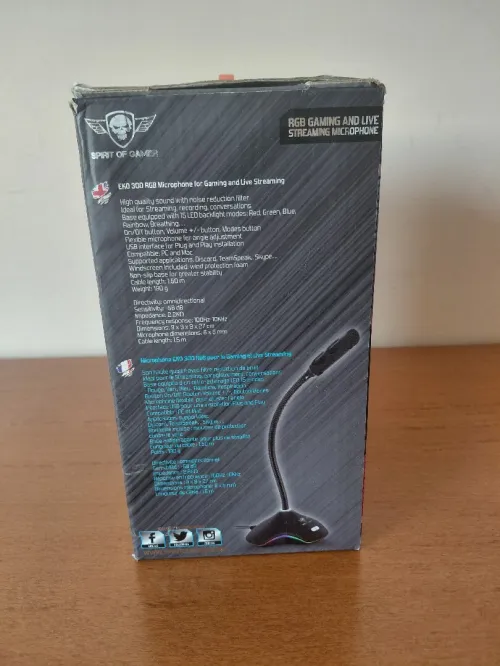 Microphone Of Gamer EKO 300 RGB