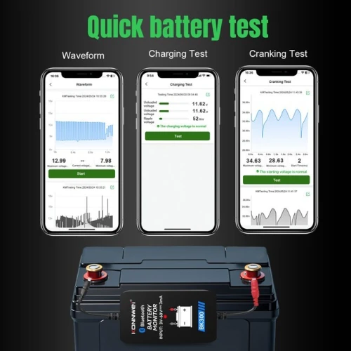 Testeur smart de batterie konnewei 