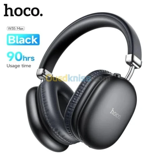 CASQUE Hoco W35 Max 90H d'autonomie Sans Fil Bluetooth 5.3 - 2500 DA