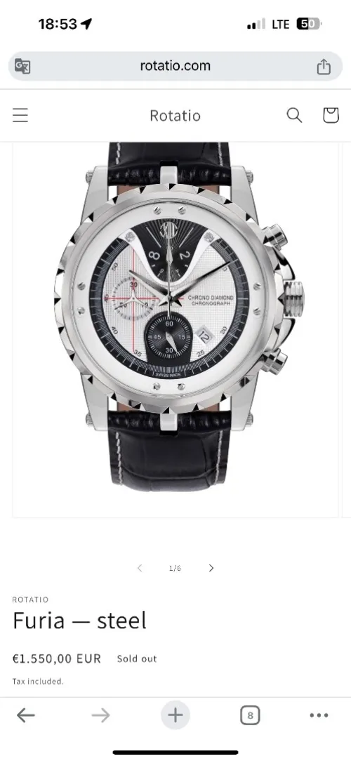Chrono Diamond 10700B Furia Noire IP