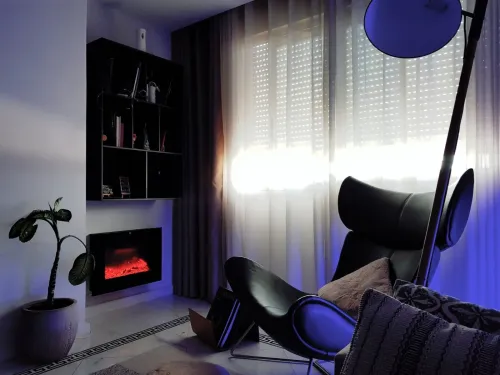 Cheminée électrique décorative 
