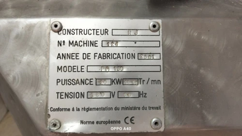 Poussoir sous vide