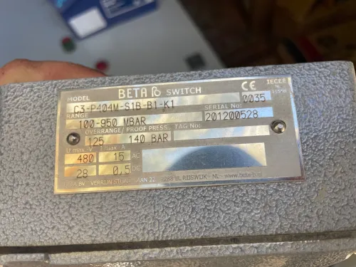 Pressostat a membrane ATEX