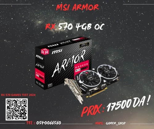 MSI ARMOR RX 570 4GB ( Originale )